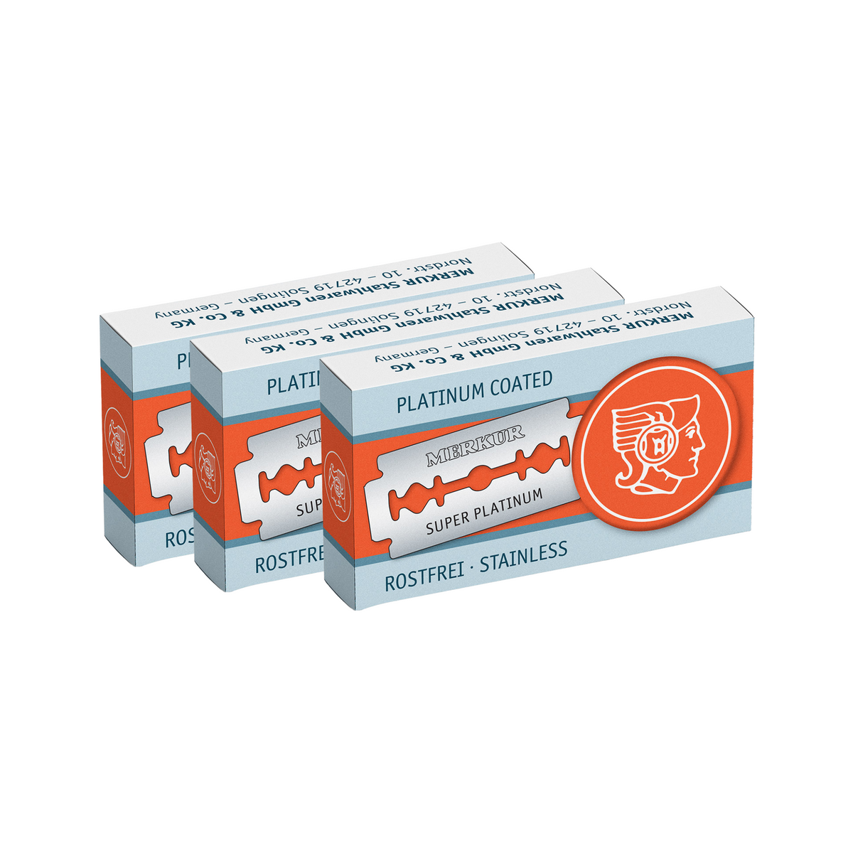 Merkur Super Platinum Double Edge Razor Blades