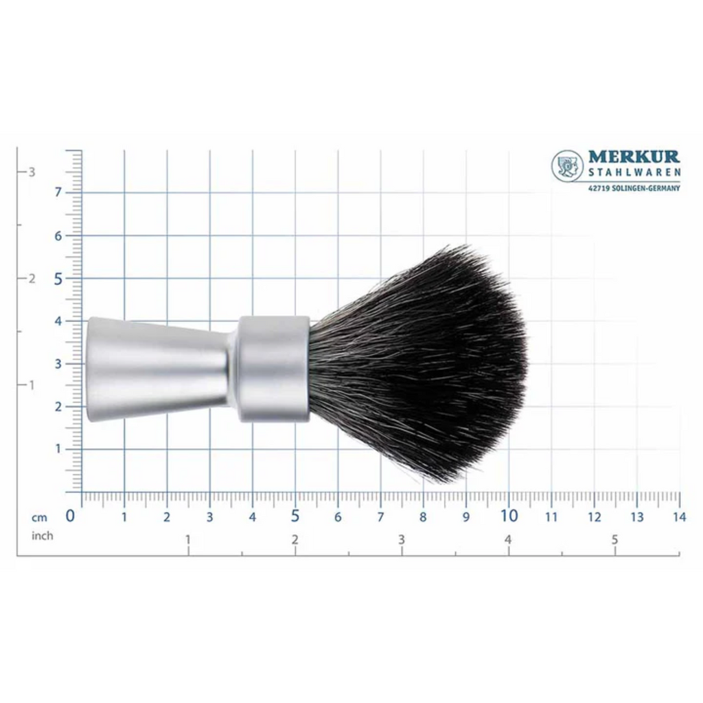 matt chrome synthetic Hair shaving brush 