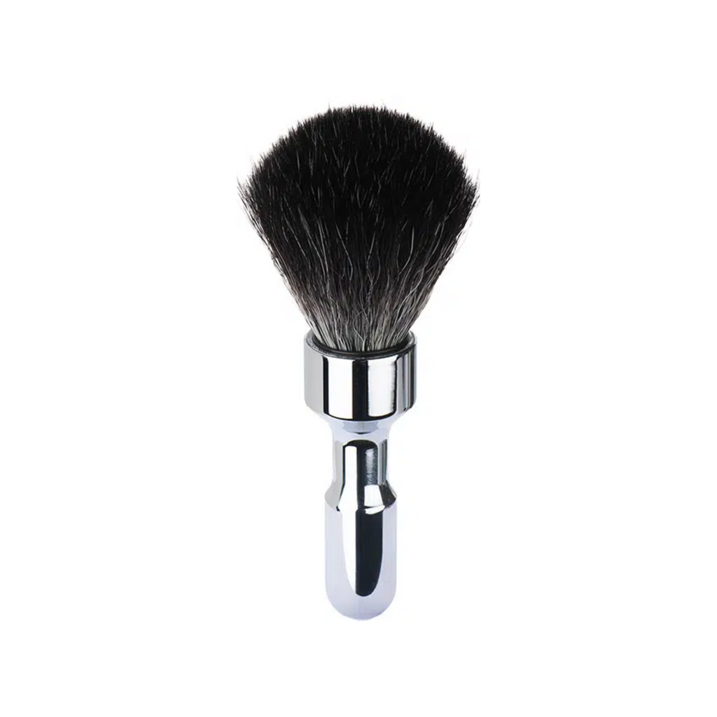 merkur bright chrome shaving brush