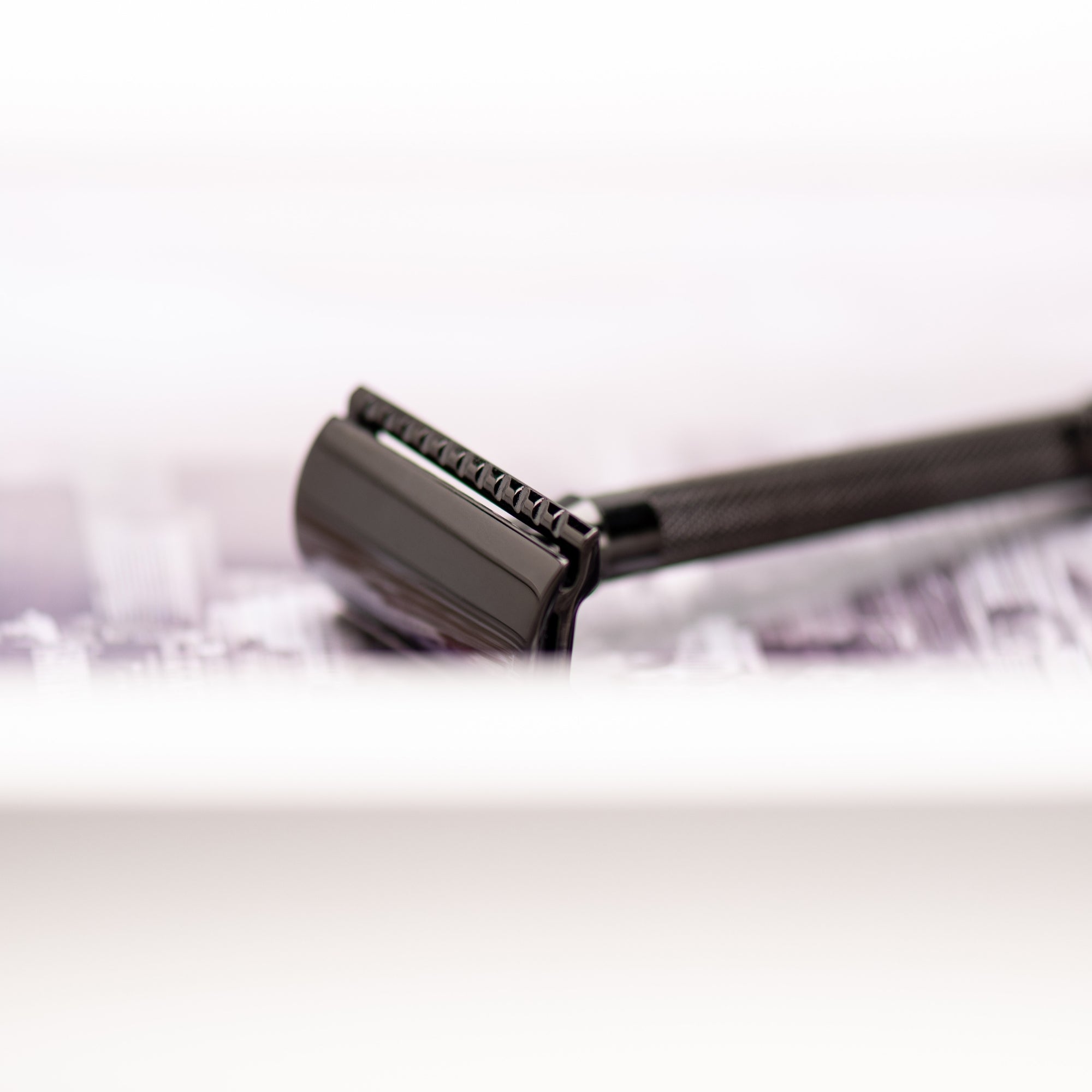 Merker Razors MERKUR 23B Long Handle Safety Razor, Black PVD Finish - MERKUR Razors ...