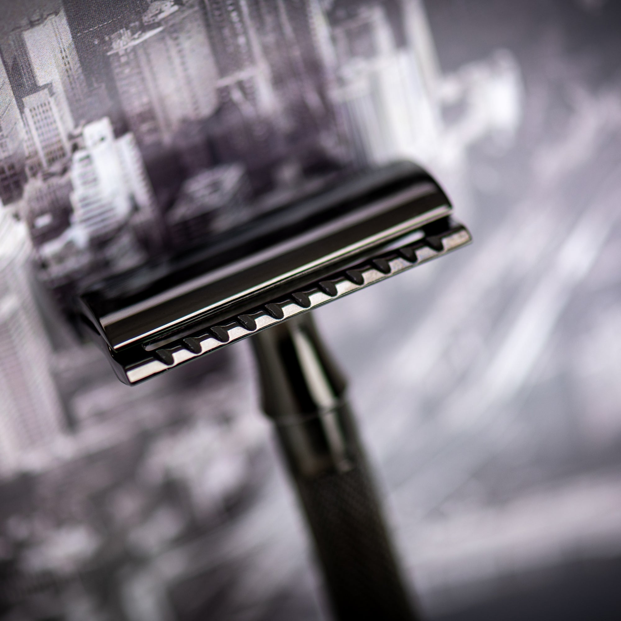 Using A Merkur Mustache Razor MERKUR 23B Long Handle Safety Razor, Black PVD Finish - MERKUR Razors ...