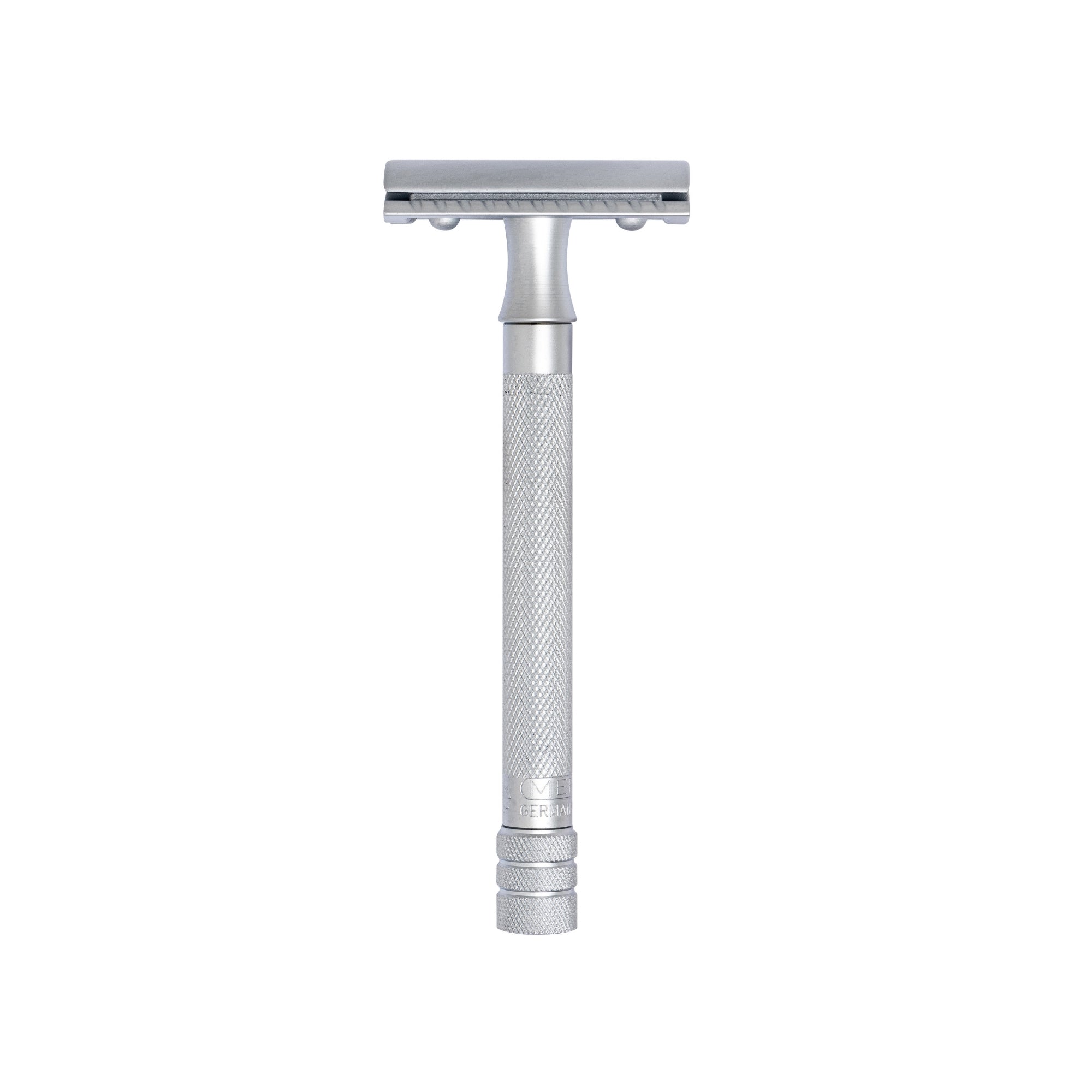 Merker Razors MERKUR 22C Long Handle Safety Razor, Matt Chrome Finish - MERKUR Razors ...
